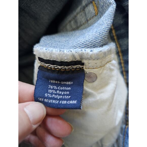 Angel Kiss Collection High Waisted Distressed Mom Jeans Women's Size S Y2K - Picture 2 of 9